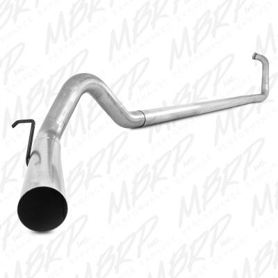 MBRP Exhaust 4" Turbo Back, Single Side Off-Road - no muffler S6212PLM?