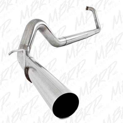 MBRP Exhaust 4" Turbo Back, Off Road, Single, No Muffler, T409 S6212SLM?