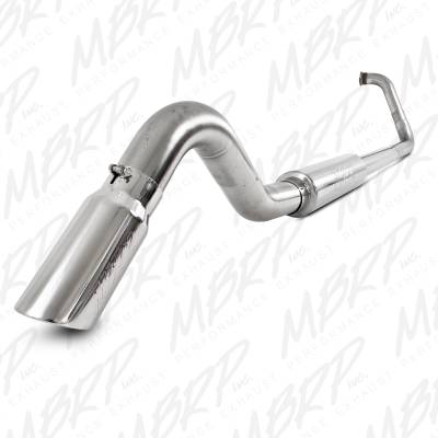 MBRP Exhaust 4" Turbo Back, Off Road, Single Turn Down, T409 S6212TD?