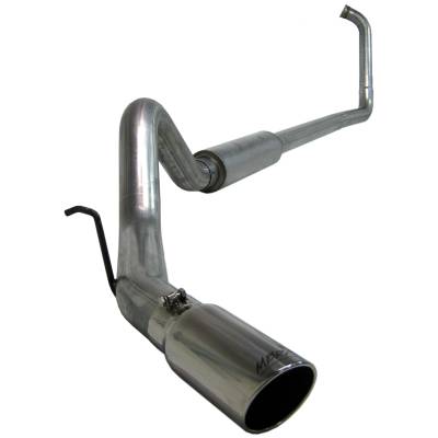 MBRP Exhaust 4" Cab & Chassis, Turbo Back, Single Side Exit, Off Road, AL S6240AL