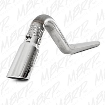 MBRP Exhaust 4" Filter Back, Single Turn Down, T409 S6242TD