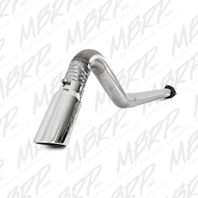 MBRP Exhaust 4" Filter Back, Single Turn Down, T409 S6248TD?