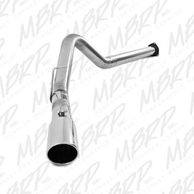 MBRP Exhaust 4" Filter Back, Single Side Exit, T409 + Down Pipe S6284409