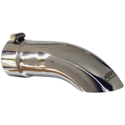 MBRP Exhaust Tip, 3 1/2" O.D.  Turn Down  3 1/2" inlet  12" length, T304 T5080.