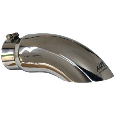 MBRP Exhaust Tip, 5" O.D.  Turn Down  4" inlet  14" length, T304 T5086.