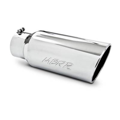 MBRP Exhaust Tip, 7" O.D., Rolled End, 5" inlet 18" in length, T304 T5127.