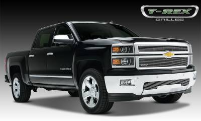 T-Rex 2014-2015 Silverado  BILLET ALUMINUM POLISHED Grille 20121