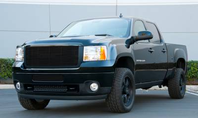 T-Rex 2007-2013 Sierra  BILLET ALUMINUM BLACK Grille 20205B