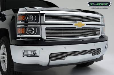 T-Rex 2014-2015 Silverado  BILLET ALUMINUM POLISHED Grille 21117