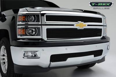 T-Rex 2014-2015 Silverado Z71  BILLET ALUMINUM BLACK Grille 21120b