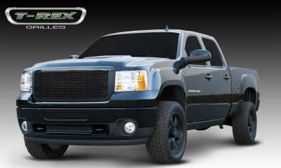 T-Rex 2011-2014 Sierra HD  BILLET ALUMINUM BLACK Grille 21209B