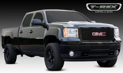 T-Rex 2011-2014 Sierra HD  BILLET ALUMINUM BLACK Grille 21210B