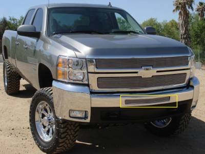 T-Rex 2007-2013 Silverado 1500  BILLET ALUMINUM POLISHED BUMPER 25112