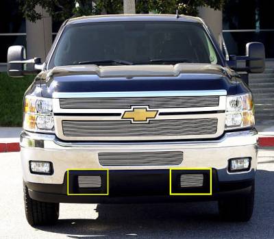 T-Rex 2011-2014 Silverado HD  BILLET ALUMINUM POLISHED BUMPER 25115