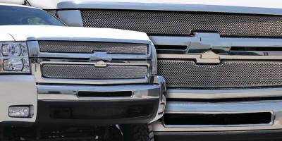 T-Rex 2007-2010 Silverado HD  SPORT  STAINLESS CHROME Grille 44112