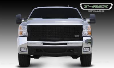 T-Rex 2007-2010 Silverado HD  Upper Class STEEL BLACK Grille 51113