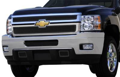 T-Rex 2011-2014 Silverado HD  Upper Class STEEL BLACK Grille 51114