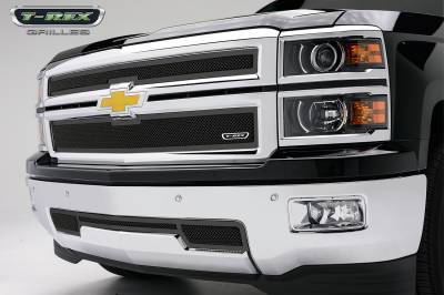 T-Rex 2014-2015 Silverado  Upper Class STEEL BLACK Grille 51117