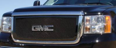 T-Rex 2007-2010 Sierra HD  Upper Class STEEL BLACK Grille 51206