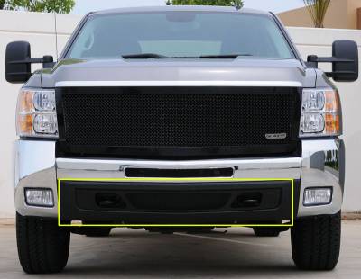 T-Rex 2007-2013 Silverado 1500  Upper Class STEEL BLACK BUMPER 52110