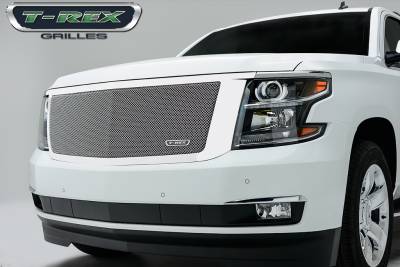T-Rex 2015-2016 Suburban, Tahoe  Upper Class STAINLESS POLISHED Grille 54056