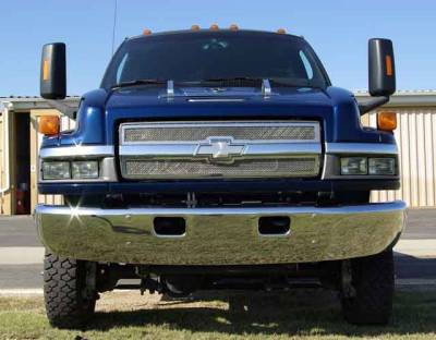 T-Rex 2004-2009 Kodiak   Upper Class STAINLESS POLISHED Grille 54083