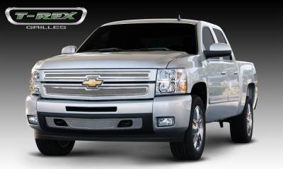 T-Rex 2007-2013 Silverado 1500  Upper Class STAINLESS POLISHED Grille 54110