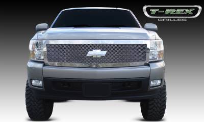 T-Rex 2007-2013 Silverado 1500  Upper Class STAINLESS POLISHED Grille 54111