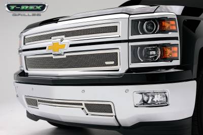 T-Rex 2014-2015 Silverado  Upper Class STAINLESS POLISHED Grille 54117