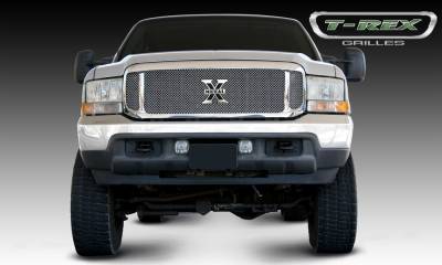 T-Rex - T-Rex 1999-2004 Super Duty  Upper Class STAINLESS POLISHED Grille 54571