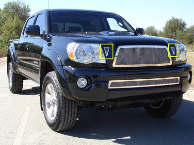 T-Rex 2005-2010 Tacoma  Upper Class STAINLESS POLISHED Grille 54896