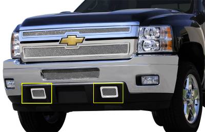 T-Rex 2011-2014 Silverado HD  Upper Class STAINLESS POLISHED BUMPER 55115