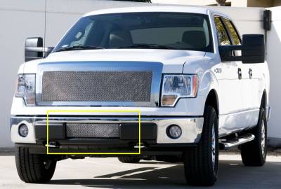 T-Rex 2013-2013 F-150  Upper Class STAINLESS POLISHED BUMPER 55569