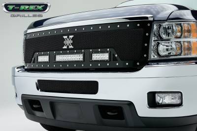 T-Rex 2011-2014 Silverado HD  TORCH STEEL BLACK Grille 6311151