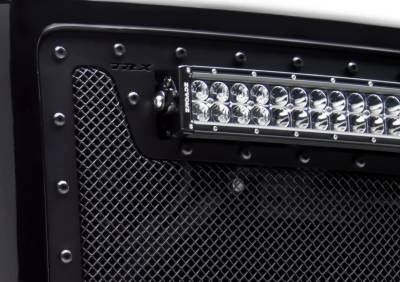 T-Rex 2011-2014 Silverado HD  TORCH STEEL BLACK Grille 6311151-BR