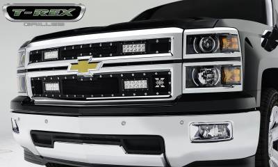 T-Rex 2014-2015 Silverado  TORCH STEEL BLACK Grille 6311211