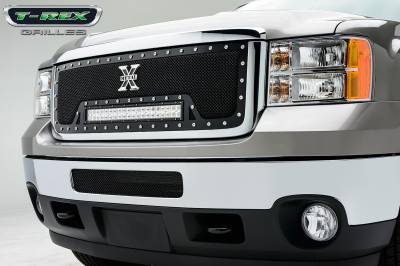 T-Rex 2011-2014 Sierra 2500  TORCH STEEL BLACK Grille 6312091