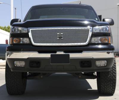 T-Rex 2006-2006 Silverado  X-METAL STAINLESS POLISHED Grille 6711070