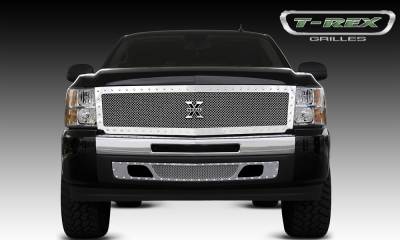 T-Rex 2007-2013 Silverado 1500  X-METAL STAINLESS POLISHED Grille 6711110