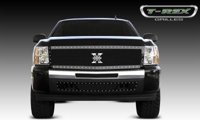 T-Rex 2007-2013 Silverado 1500  X-METAL STEEL BLACK Grille 6711111