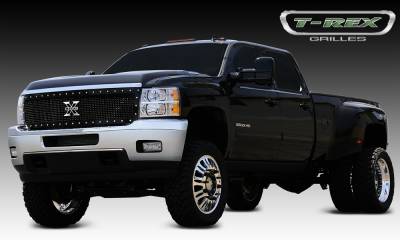 T-Rex 2011-2014 Silverado HD  X-METAL STEEL BLACK Grille 6711151