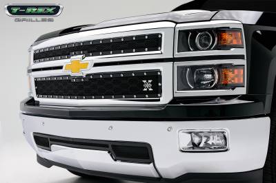 T-Rex 2014-2015 Silverado  X-METAL STEEL BLACK Grille 6711171