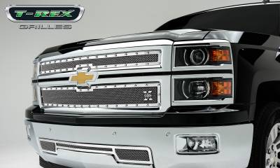 T-Rex 2014-2015 Silverado  X-METAL STAINLESS POLISHED Grille 6711210