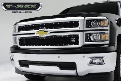 T-Rex 2014-2015 Silverado  X-METAL STEEL BLACK Grille 6711211