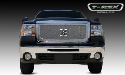 T-Rex 2007-2010 Sierra HD  X-METAL STAINLESS POLISHED Grille 6712060