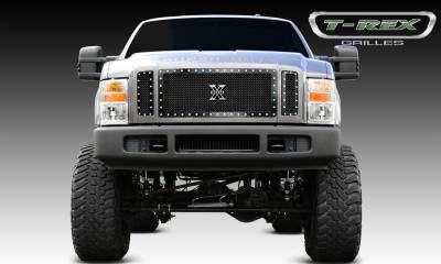 T-Rex 2008-2010 Super Duty  X-METAL STEEL BLACK Grille 6715631