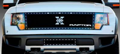 T-Rex 2010-2014 Raptor F-150 SVT  X-METAL STAINLESS POLISHED Grille 6715660