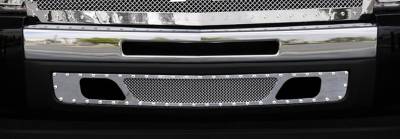 T-Rex 2007-2013 Silverado 1500  X-METAL STAINLESS POLISHED BUMPER 6721100