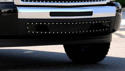 T-Rex 2007-2013 Silverado 1500  X-METAL STEEL BLACK BUMPER 6721101