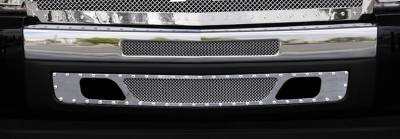 T-Rex 2007-2013 Silverado 1500  X-METAL STAINLESS POLISHED BUMPER 6721120